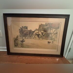 Cecil Aldin Art - Behind time